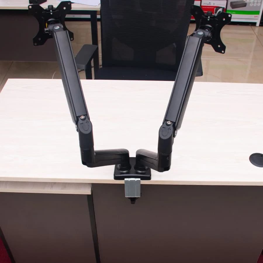 M14 double Monitor arm