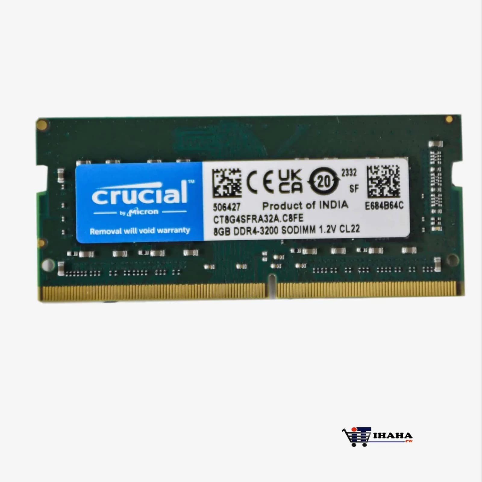 Crucial RAM 8GB DDR4 3200MHz Laptop Memory