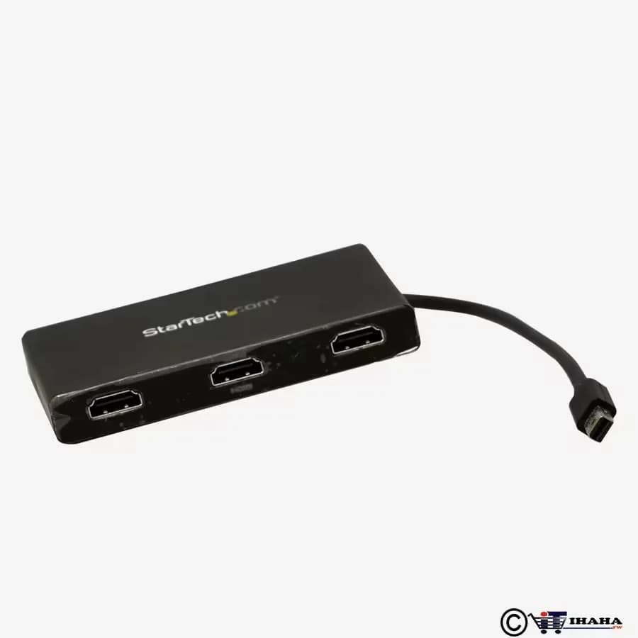 StarTech.com 3-Port Multi Monitor Adapter - Mini DisplayPort to HDMI MST Hub