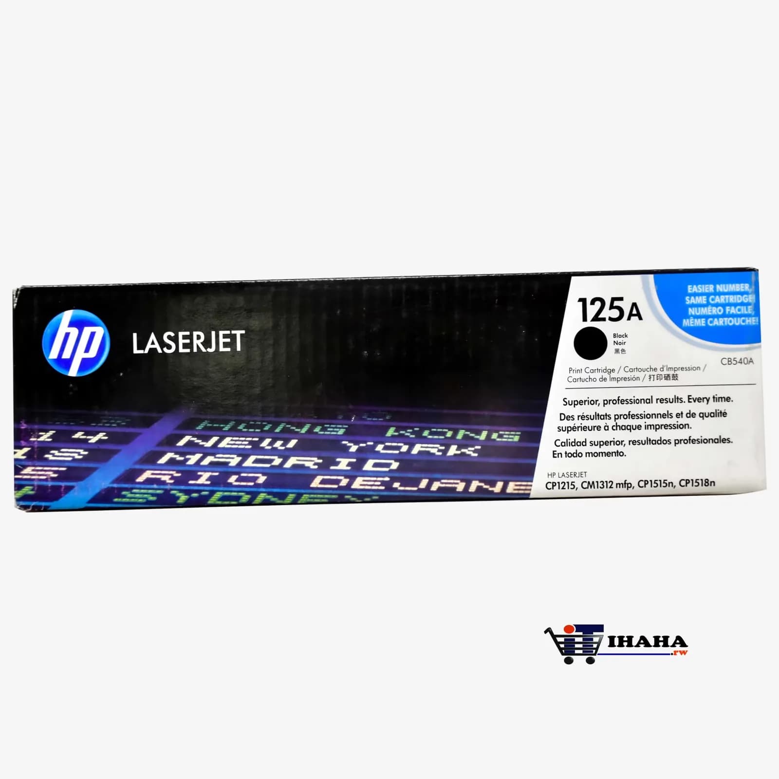 HP 125A Black Original Toner Cartridge-CB540A