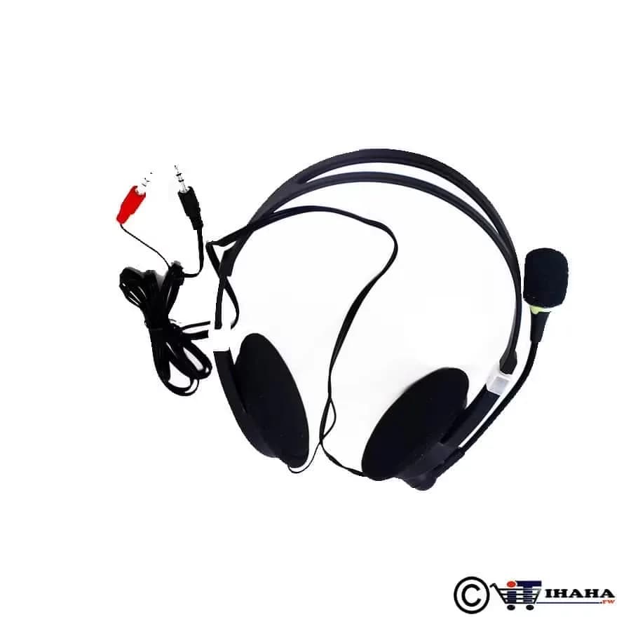 Crystal Headphones Microphone Stereo Crystal CY-301