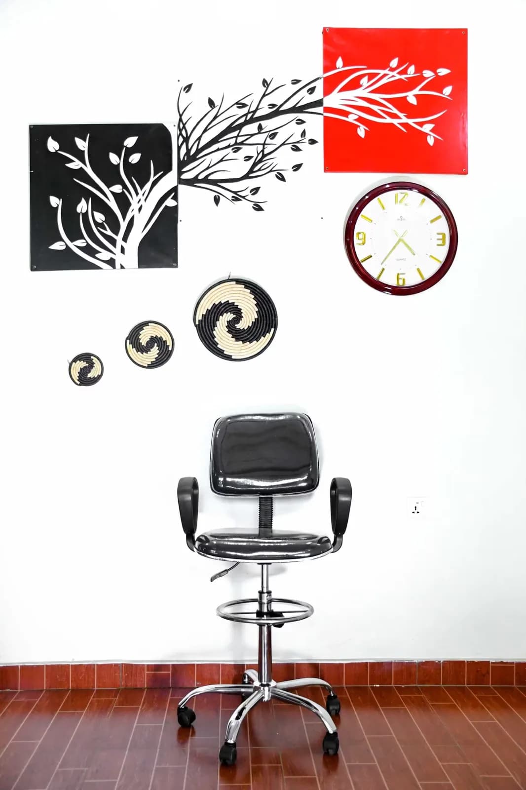 T42-05A Black Office Teller Chair