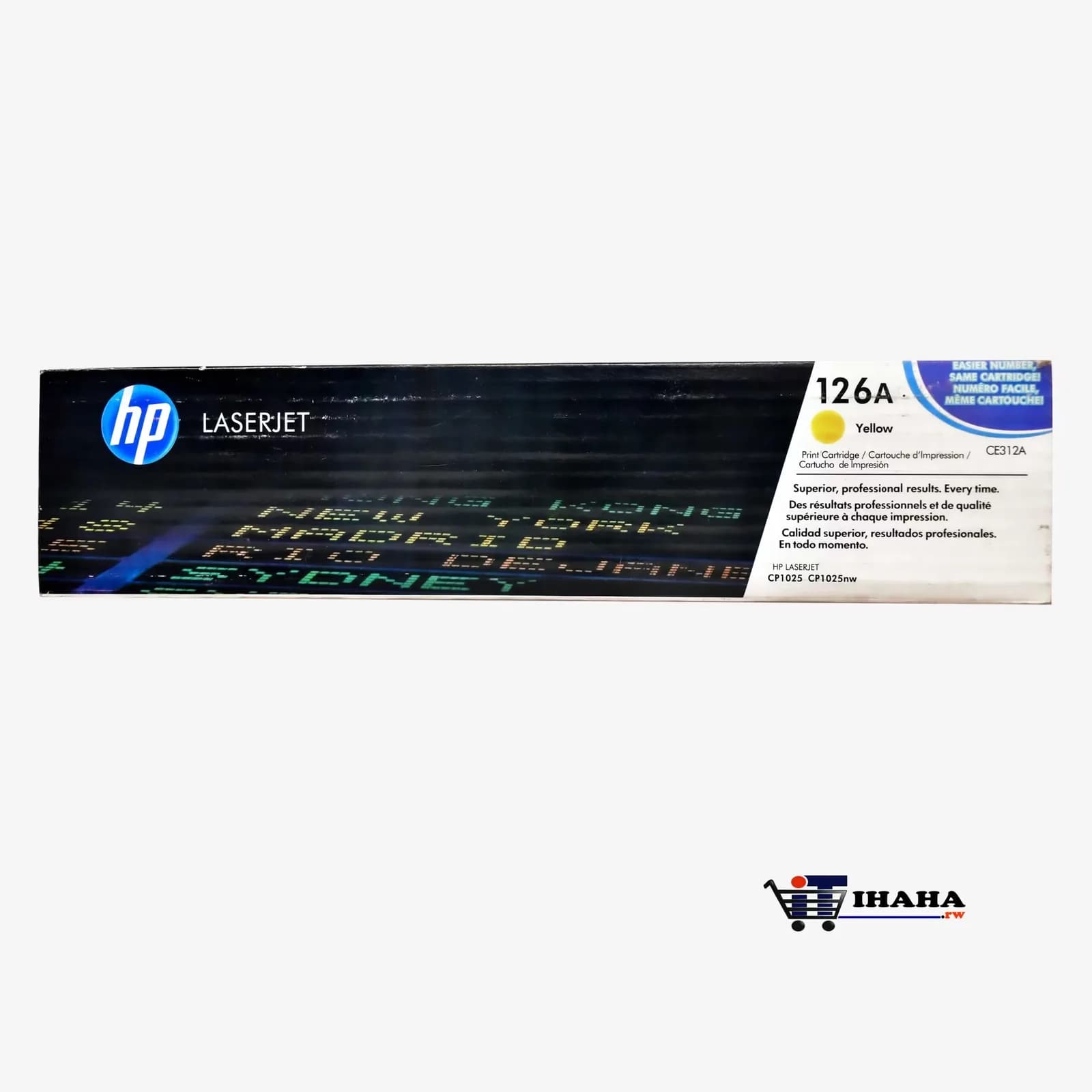HP 126A Yellow Original LaserJet Toner Cartridge -CE312A