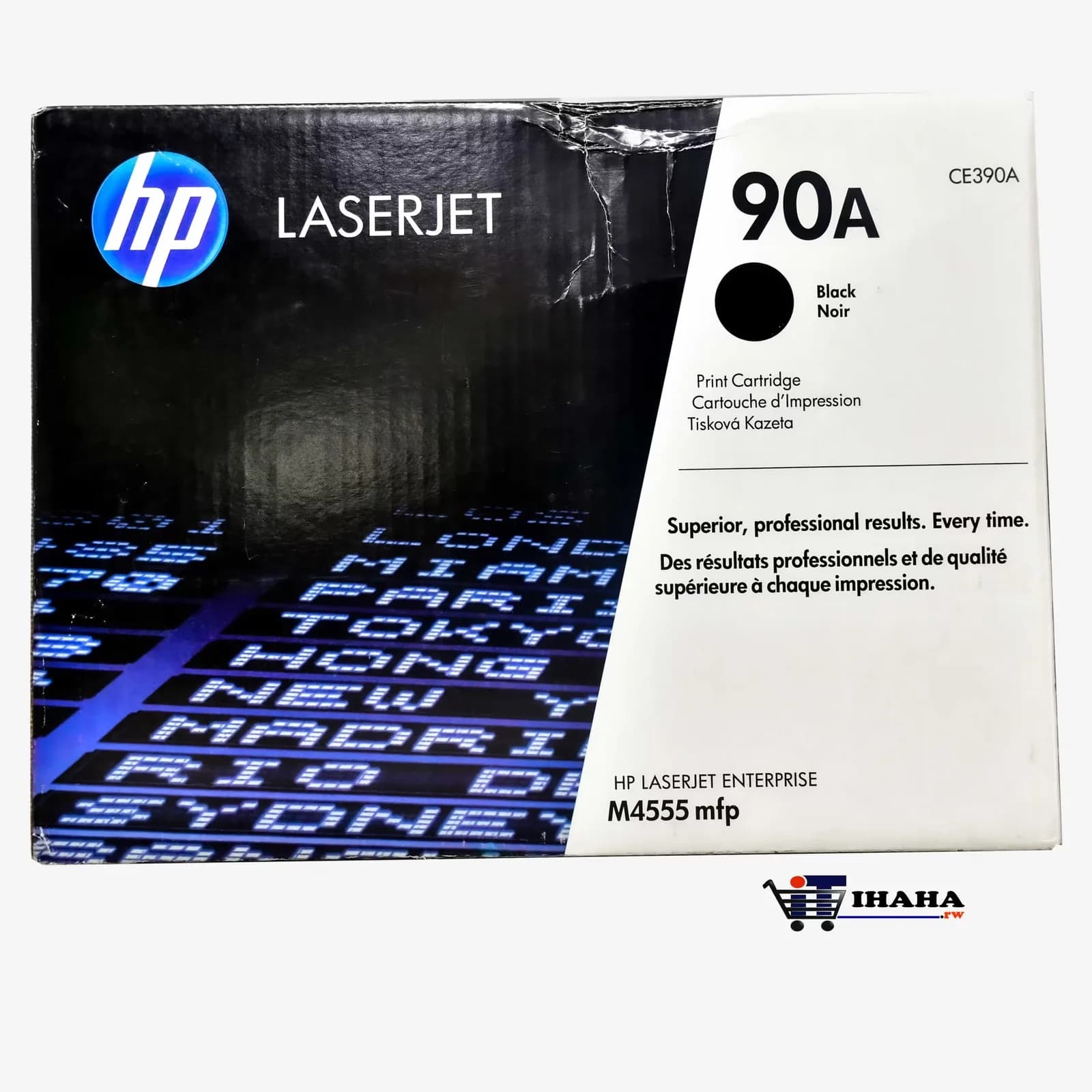 Hp 90A LaserJet Toner Cartridge - CE390A, Black