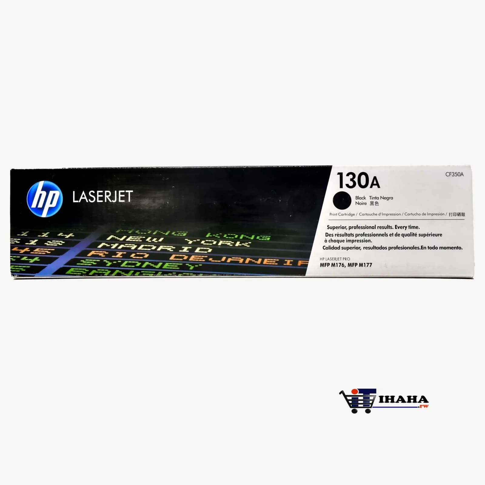 HP 130A Black Original LaserJet Toner Cartridge CF350A