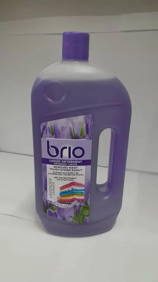 Brio Liquid Detergent 1lt Lavender Fragrance