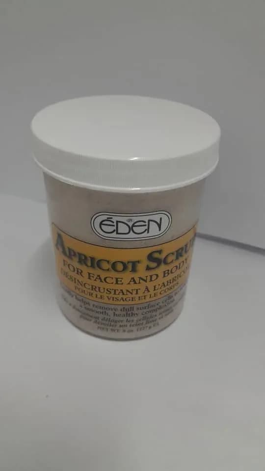 Eden Apricot Face & Body Scrub 8 oz