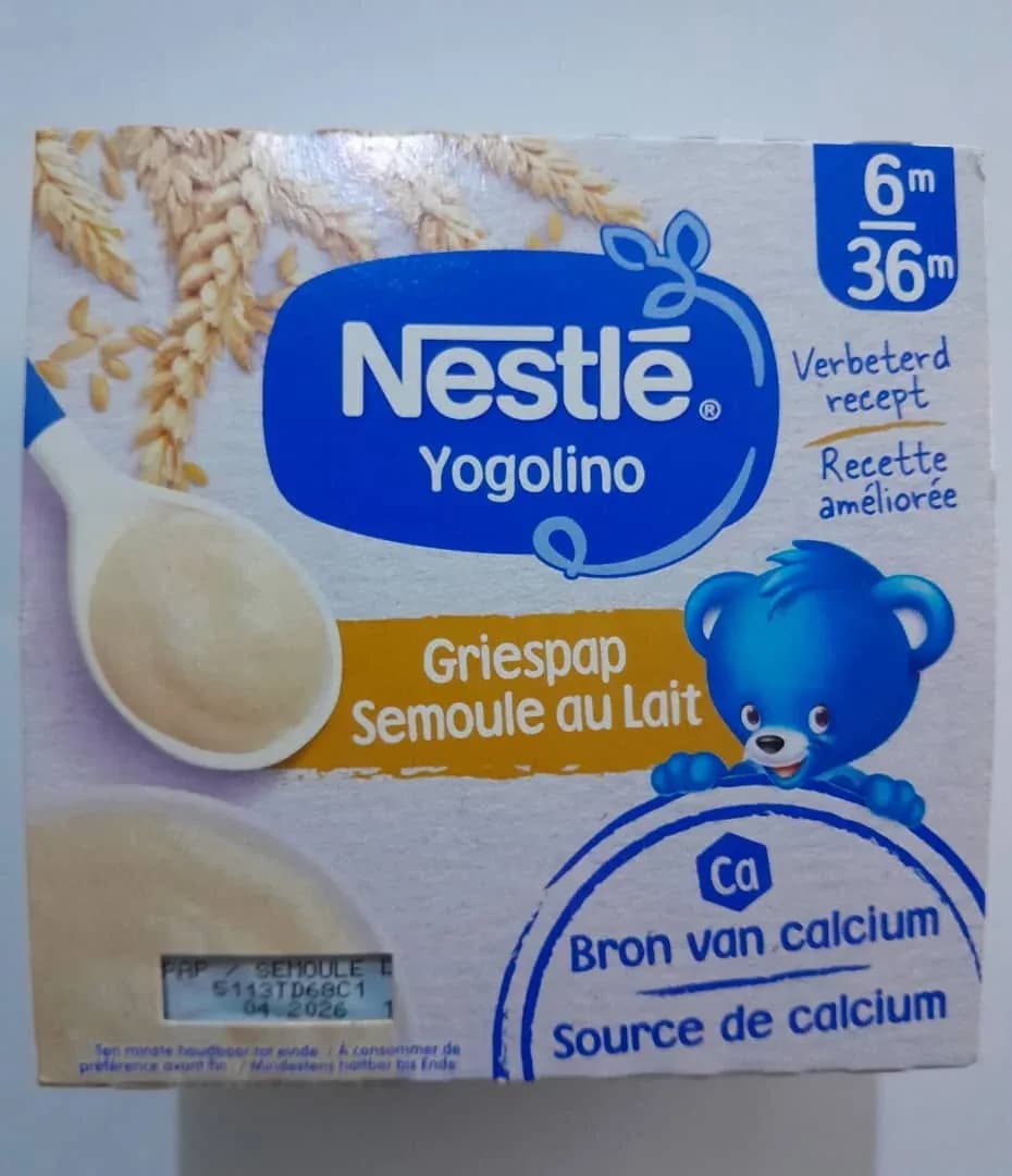 Nestle Yogolino Griespap Semoule au Lait