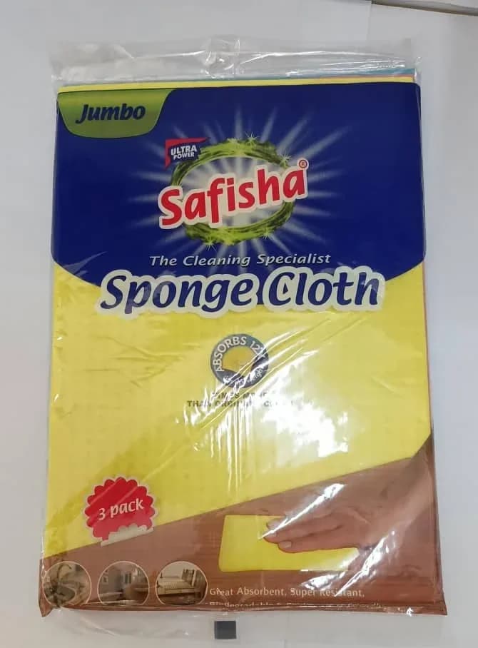 Safisha Sponge Cloth Jumbo 3pcs