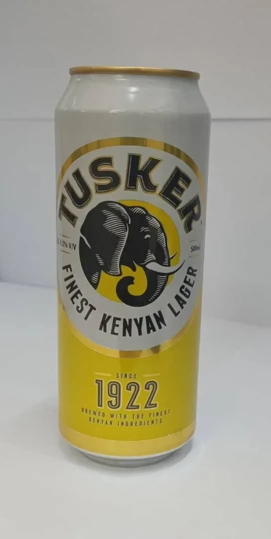 Tusker Lager Can 500ml 6pcs