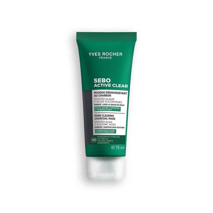 Yves Rocher – Masque Désincrustant au Charbon – 75 ml