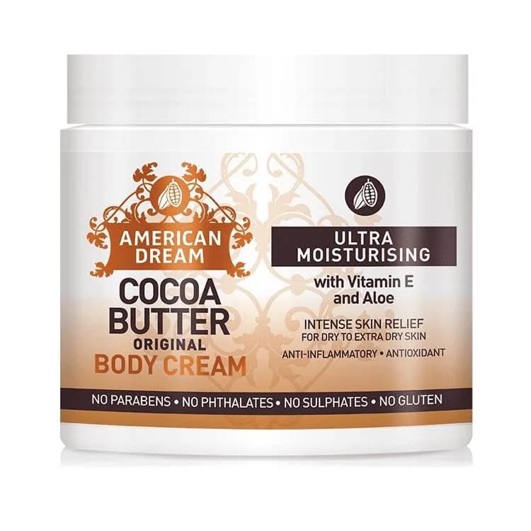 American Dream Cocoa Butter Ultra Moisturising Body Cream With Vitamin E 453g
