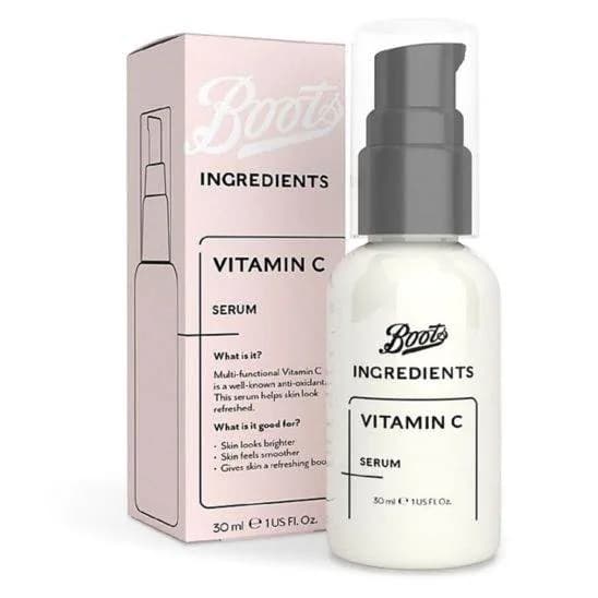 Boots Ingredients Vitamin C Serum 30ml