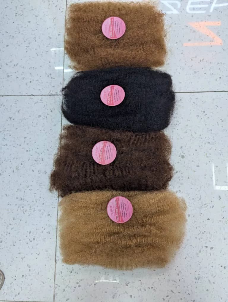 Afro bulk human hair