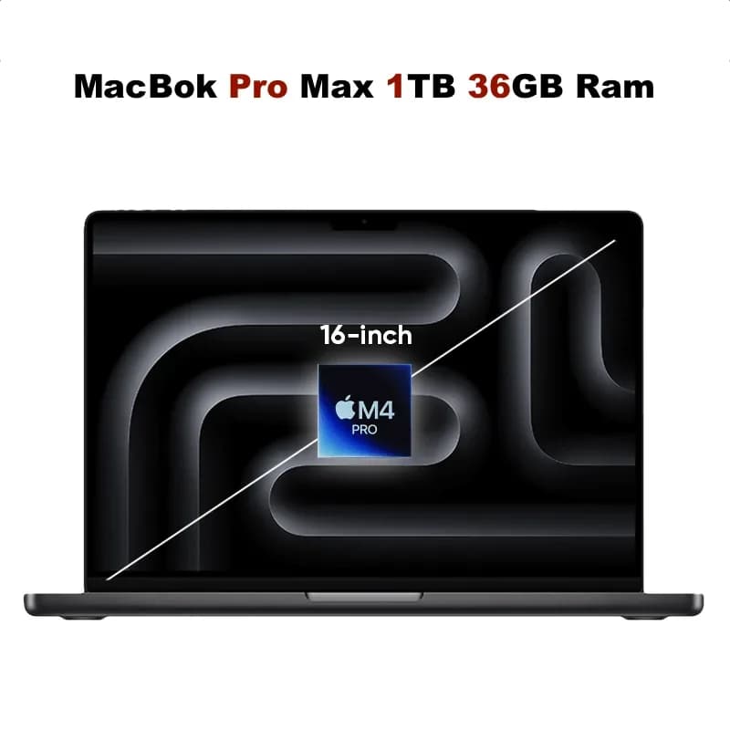 MacBook Pro 16" M4 Max Chip 36GB/1TB Space Black (14C CPU 32C GPU) laptop ipad