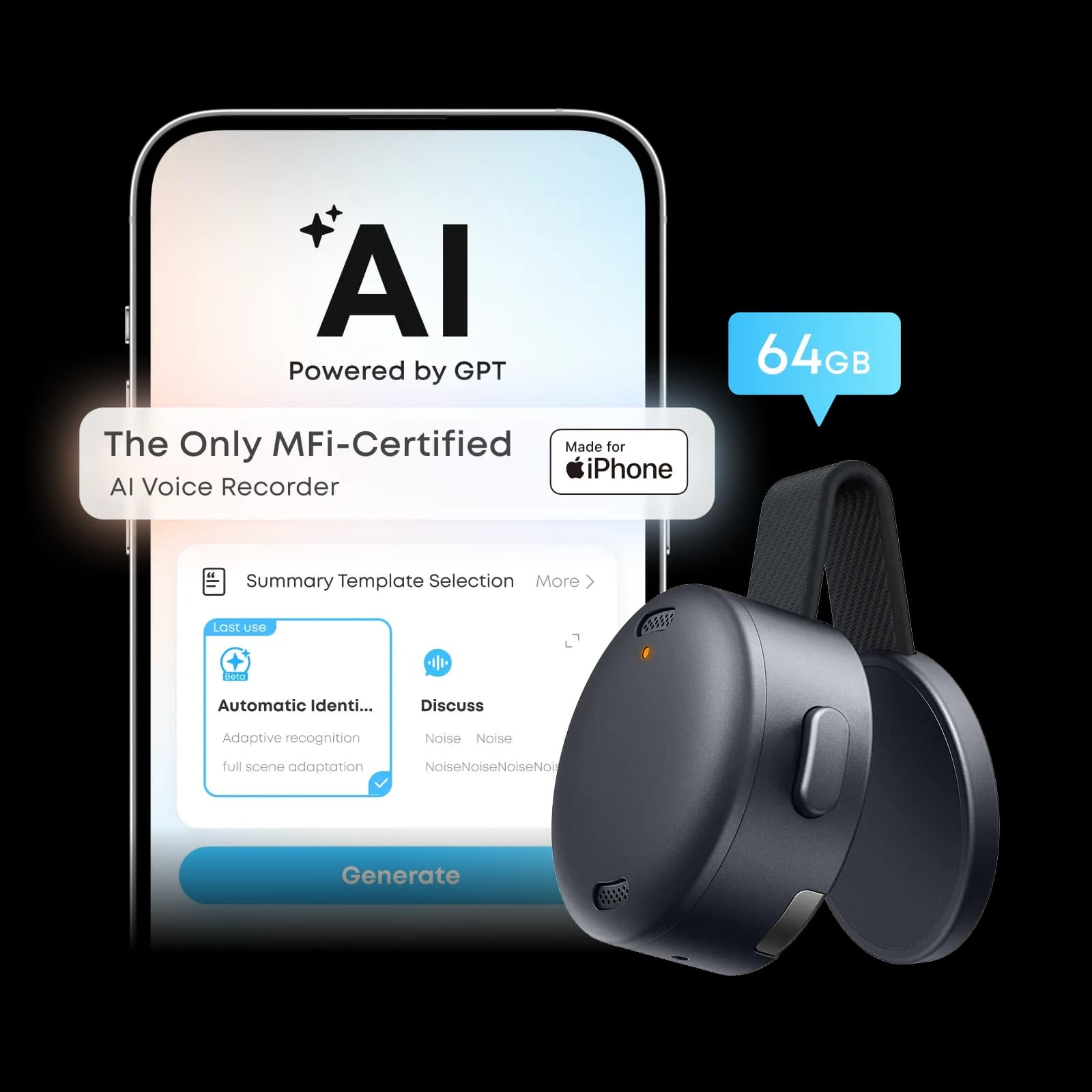 Anker Soundcore Work AI Voice Recorder