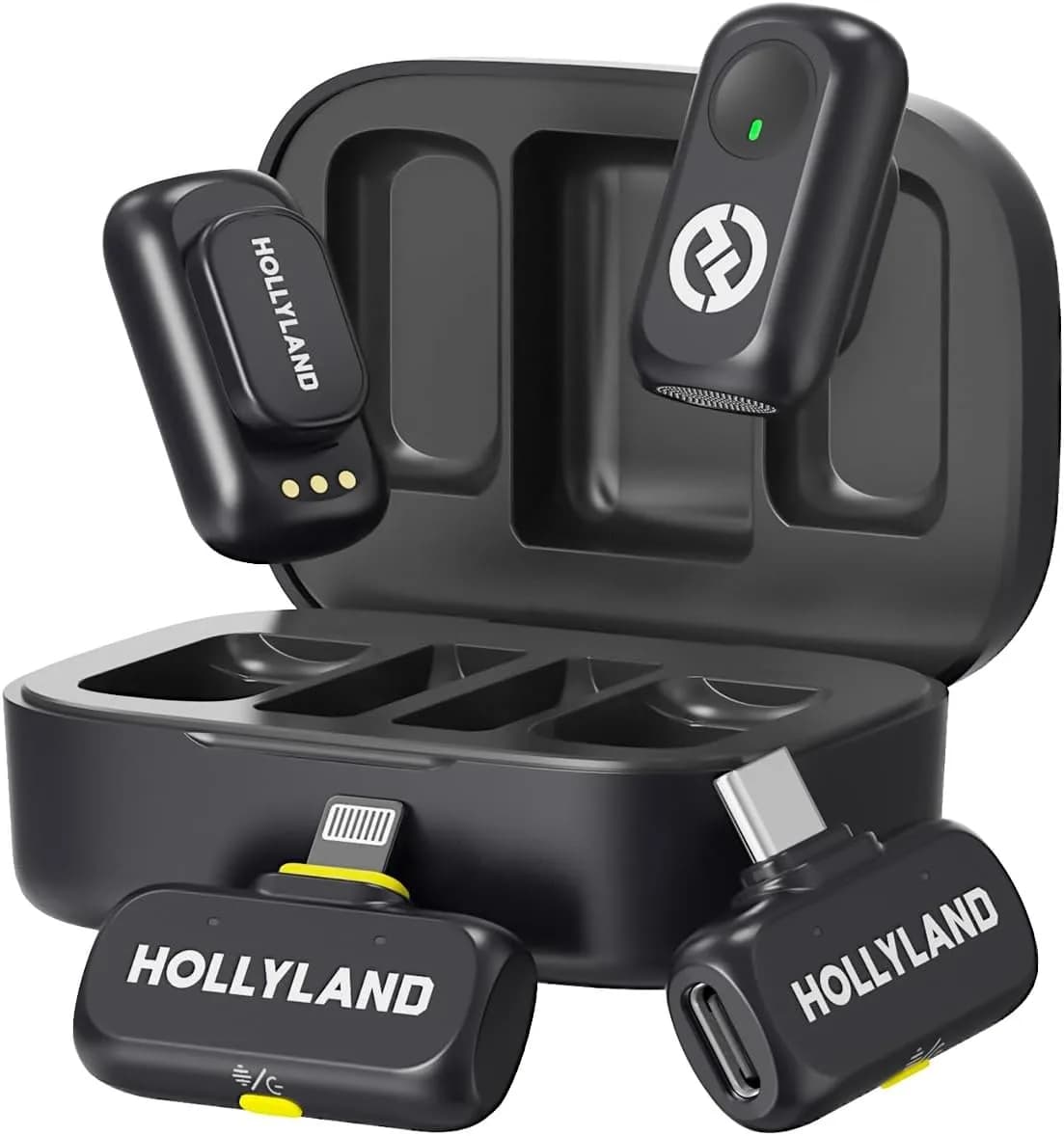 Hollyland LARK A1 Duo Combo Wireless Microphone (USB-C + Lightning)
