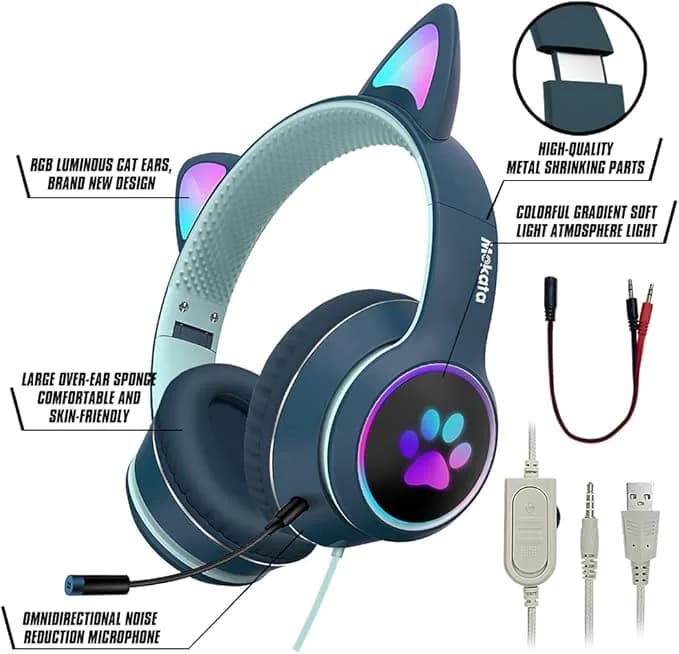RGB Cat Ear Headphones,specifically the L550 model.