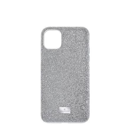 luxury rhinestone-embedded smartphone protective case.