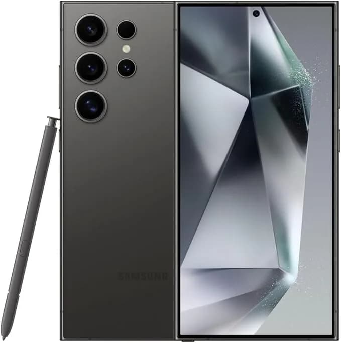 Samsung Galaxy S25 Ultra, 256GB Smartphone, Unlocked Android, AI Night Mode Camera, Snapdragon 8 Elite Fast Processor, 5000mAh Battery, Built-in S Pen, 2025, US 1 Yr Warranty, Titanium Whitesilver