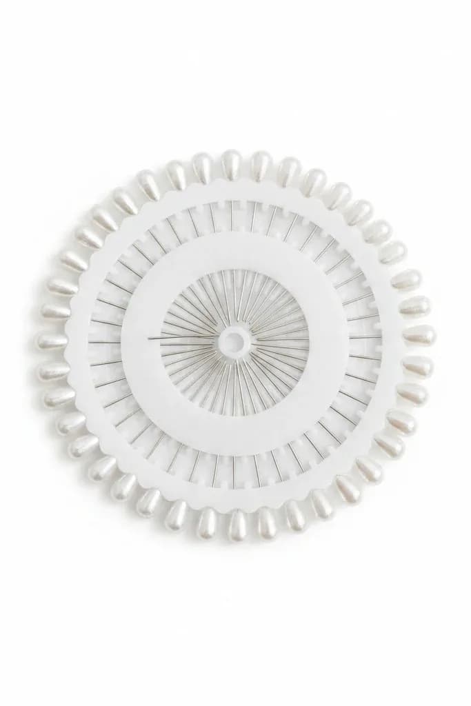 Hijab/Sewing Pins/White