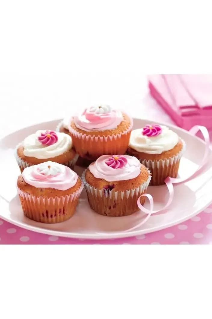 Mini Cup Cake With Cream/6pcs
