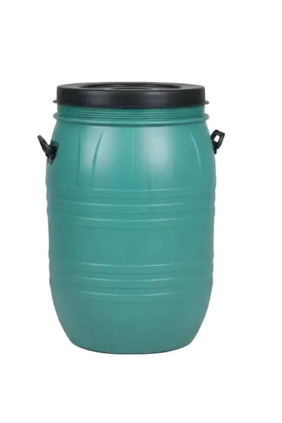 Plastic Barrel With Lid 135L