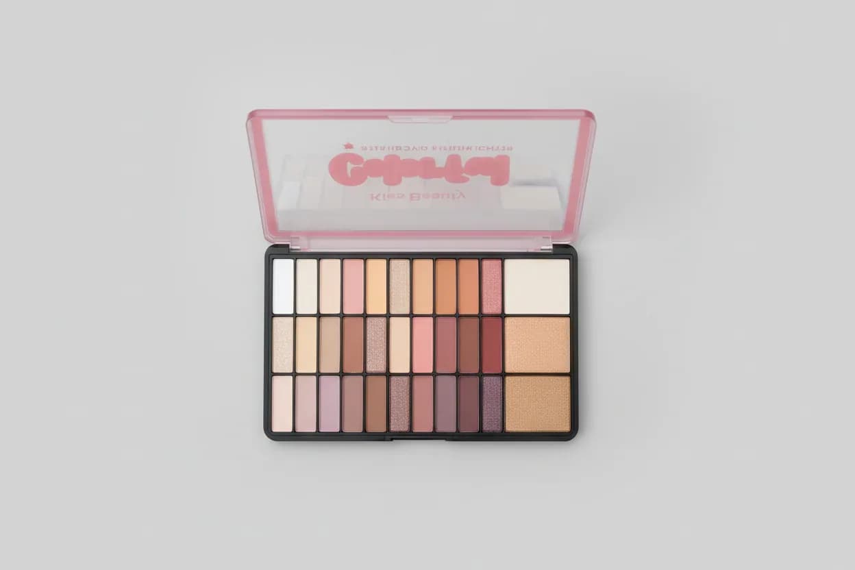 Kiss Beauty Colorful Eyeshadow and Highlighter Palette