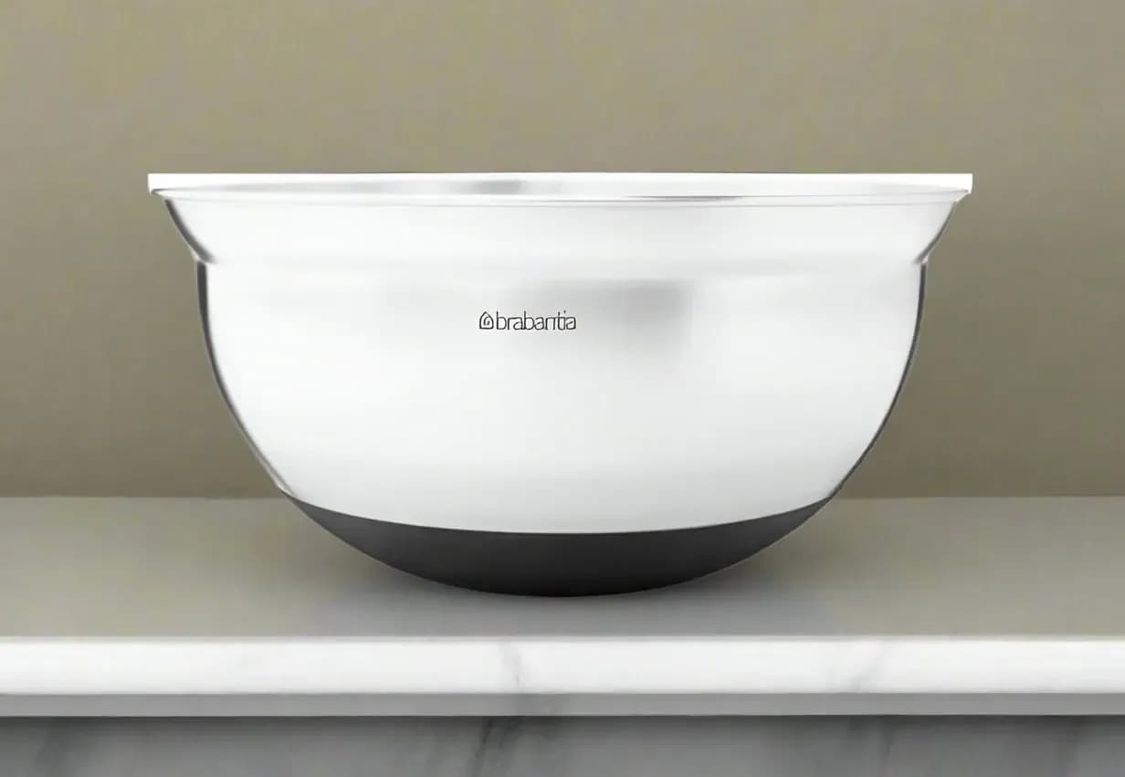 Brabantia Bake & Mix - Mixing Bowl 3 litre - Matt Steel