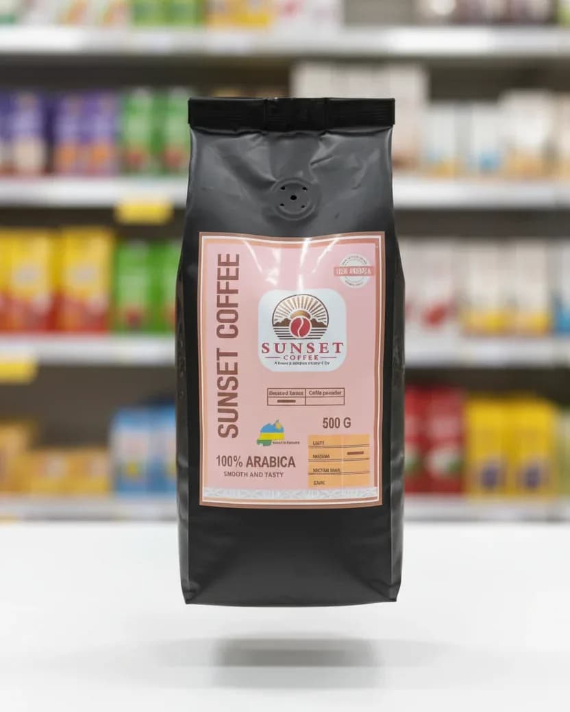 Sunset Coffee 100% Arabica Roasted Beans (500g)