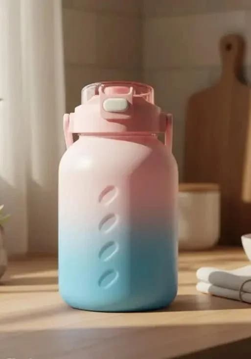 Large Sports Water Bottle with Handle