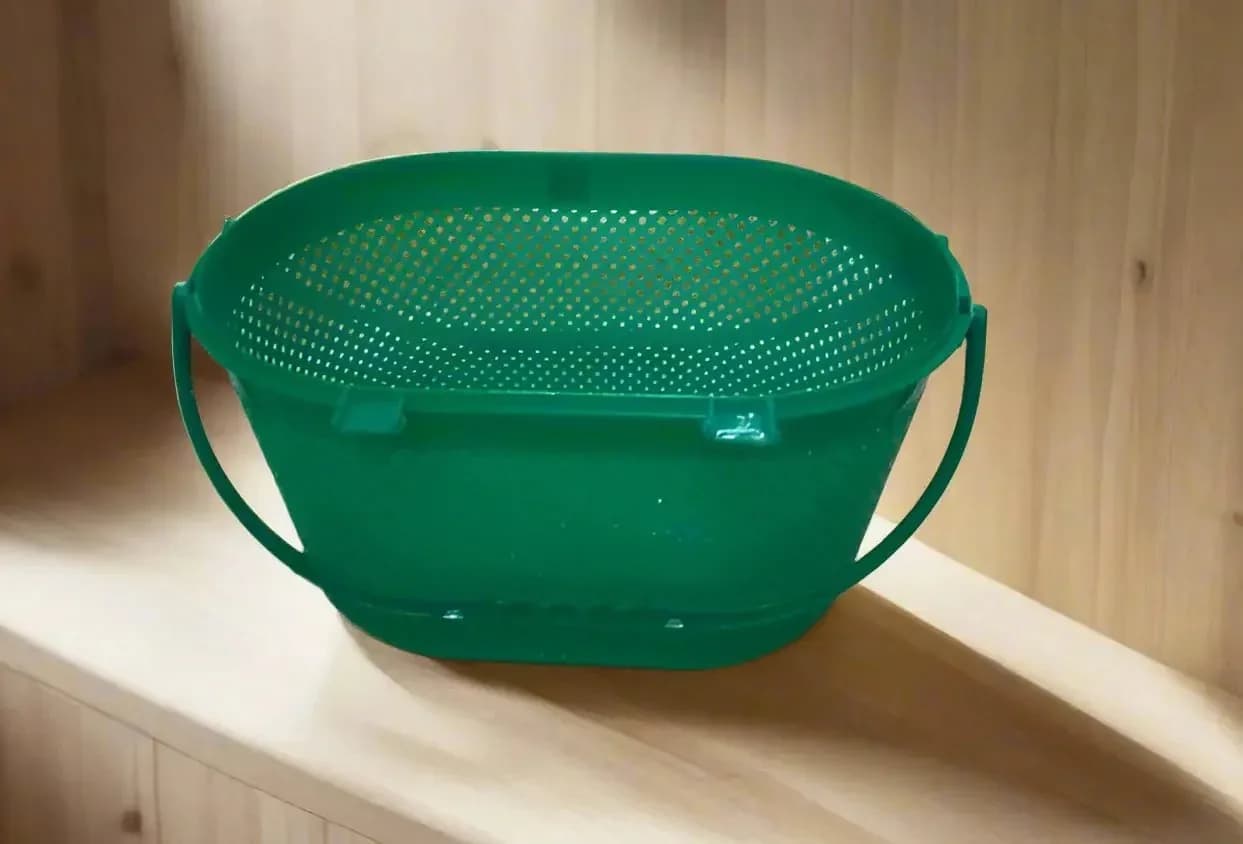 Plastic Oval Storage Basket