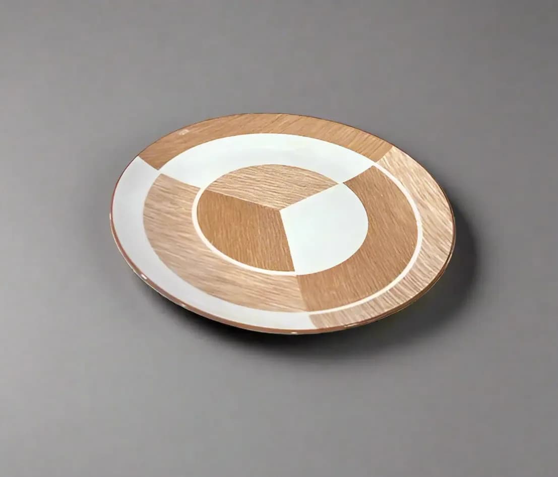 Elegant Porcelain Plate – Set of 12pcs