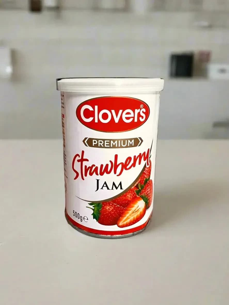 Clover's Premium Strawberry Jam 500g