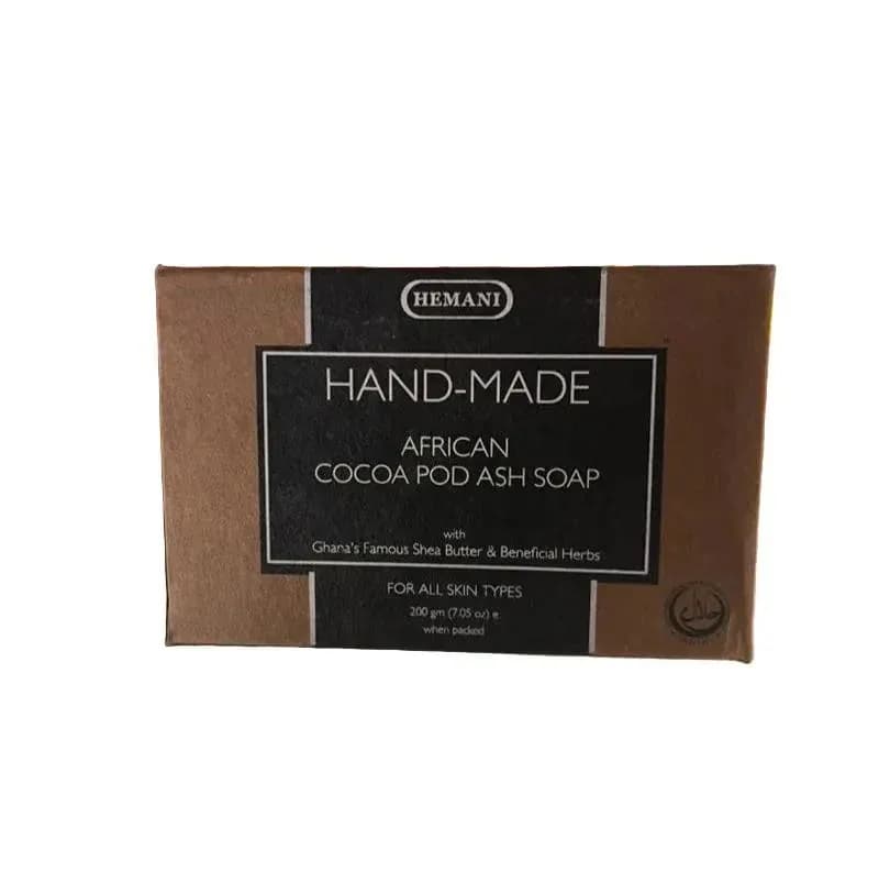 Hemani Hand-Made African Cocoa Pod Ash Soap 200g