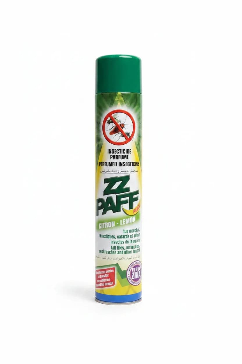 Zz Paff Plus Citron-Lemon Perfumed Insecticide 750ML