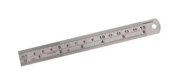 Stainless Steel Rule/pc