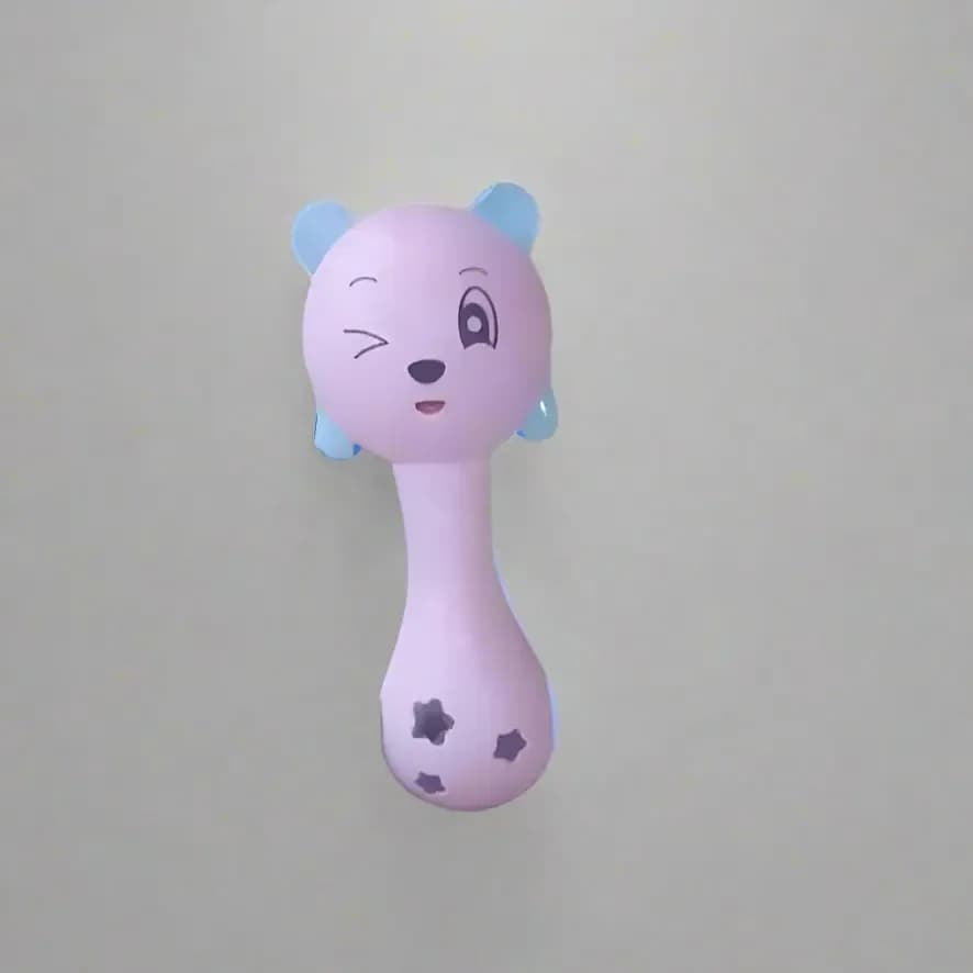 Adorable Bear-Shaped Baby Rattle Toy