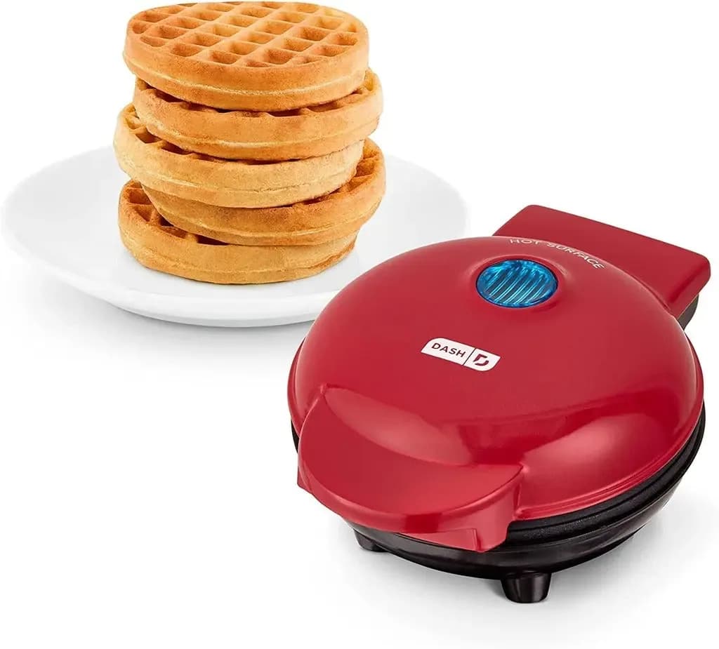 Dash Mini Waffle Maker - Red