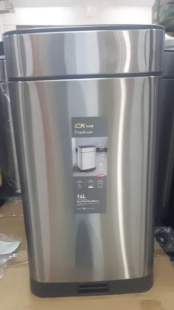 Stainless Steel Trash Can 14L