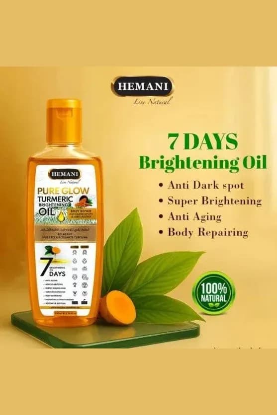 Hemani Pure Glow Turmeric Brightening Oil 200ml