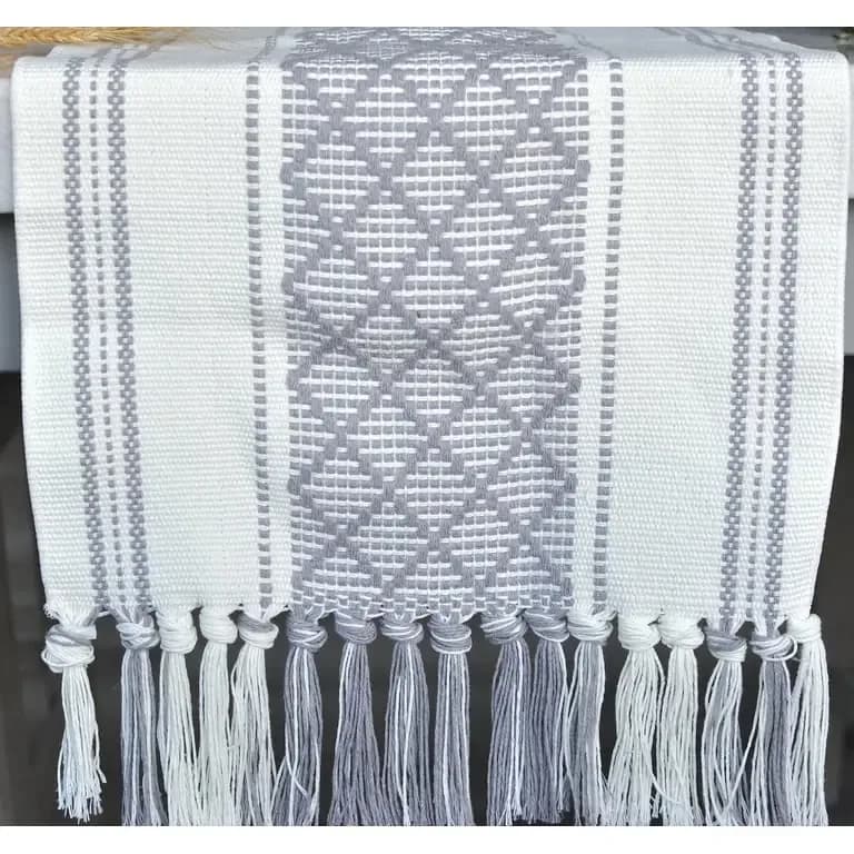 Table Runner Grey Table of 6 Seat