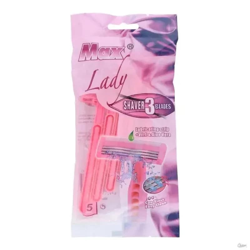 Max Lady Disposable Razors 3Blades 5pcs
