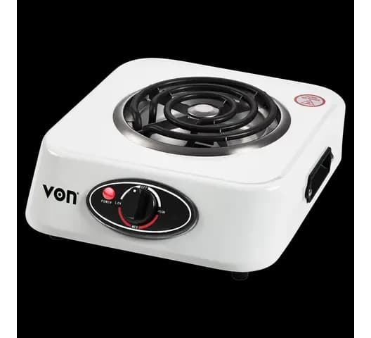 Von VACC0112CW Table Top Single Coil Cooker