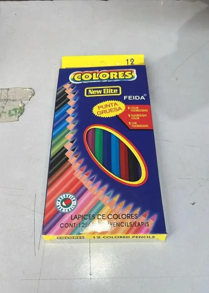 12 New Elite Colored Pencils