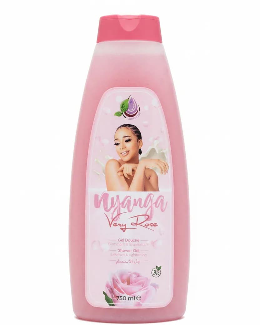 Nyanga Bio Very Rose Exfoliating & Lightening Shower Gel (750ml)