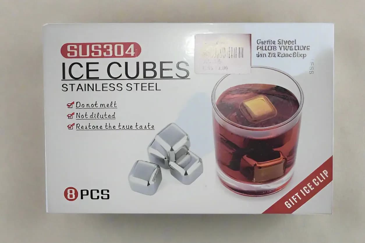 SUS304 Stainless Steel Ice Cubes
