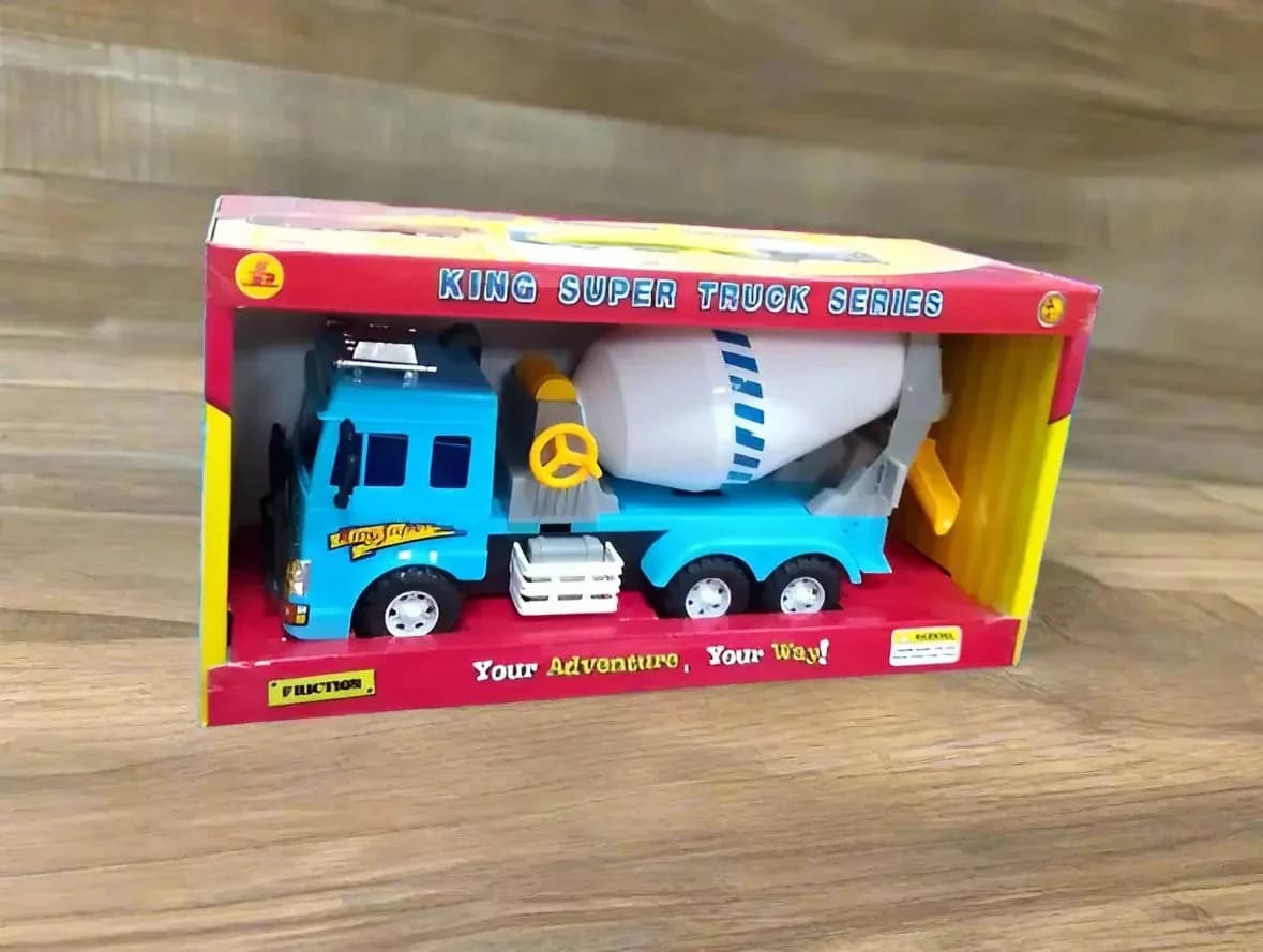 King Super Truck Series Concrete Mixer Toy Truck
