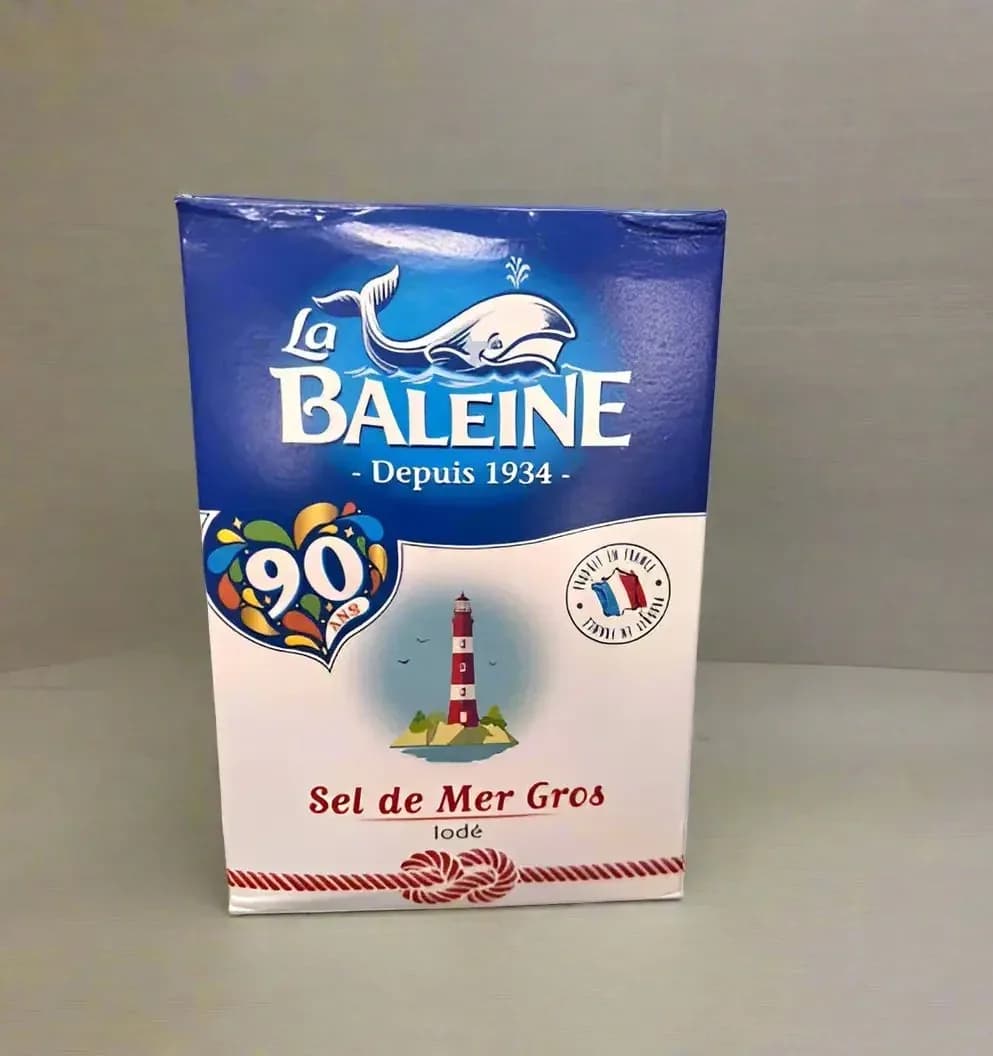 La Baleine Coarse Iodized Sea Salt 1kg