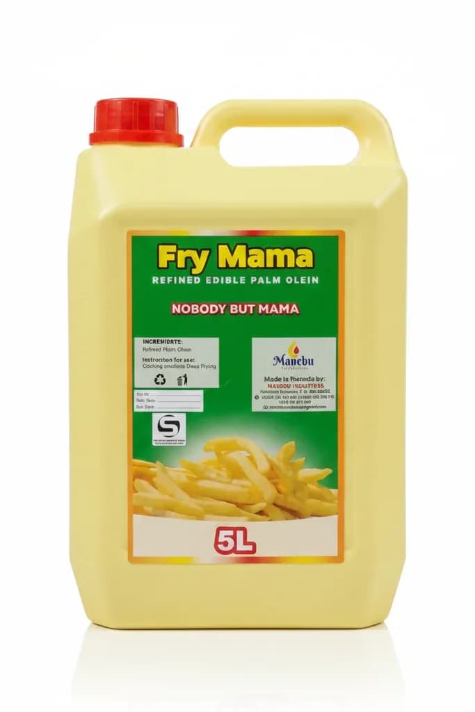 Fry Mama Refined Edible Palm Olein Cooking Oil (5L)
